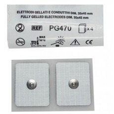 Set van 4 plak elektroden klein 45*35 mm