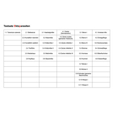 Testdoos ectoparasieten